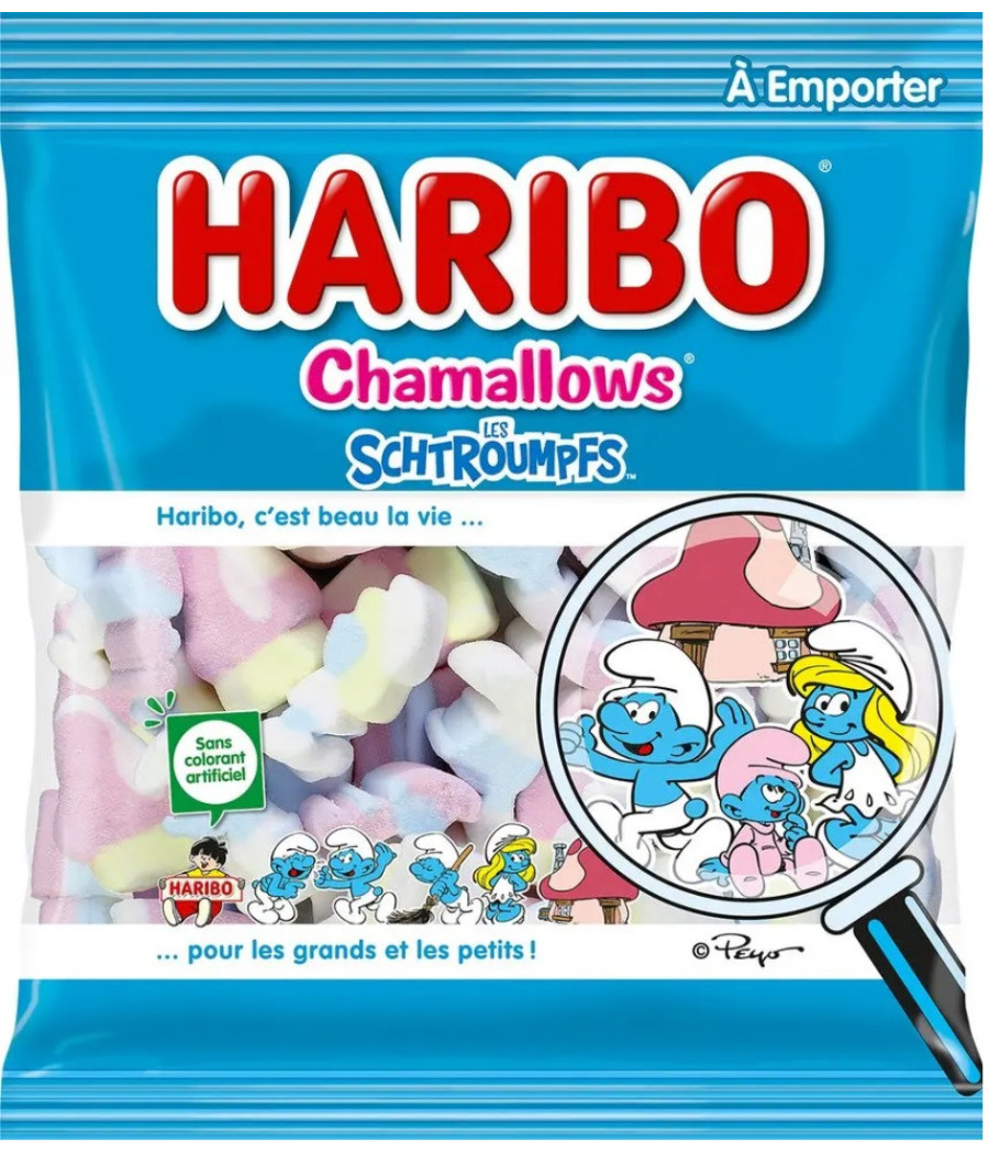BONBON CHAMALLOWS SCHTROUMPFS HARIBO 100G