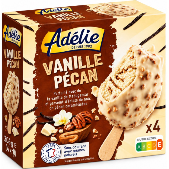 GLÂCES VANILLE PÉCAN ADÉLIE  280G