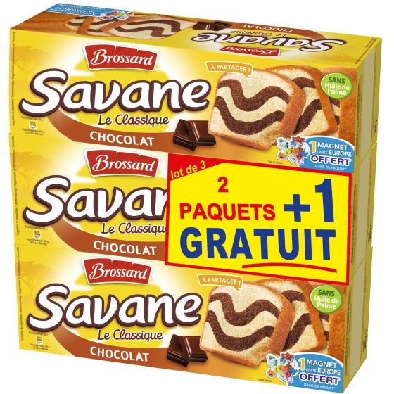 BROSSARD LE CLASSIQUE CHOCOLAT SAVANE 2 +1 OFFERT 900G