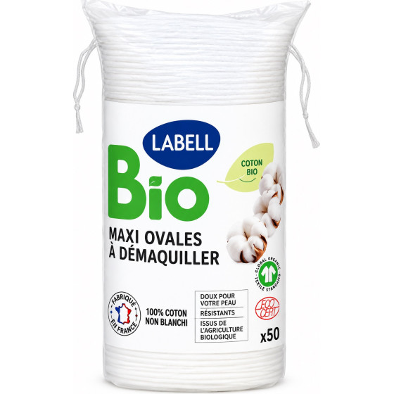 MAXI OVALES A DEMAQUILLER BIO LABELL X50