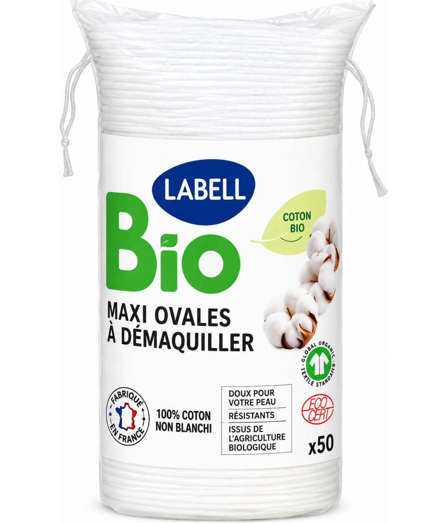 MAXI OVALES A DEMAQUILLER BIO LABELL X50