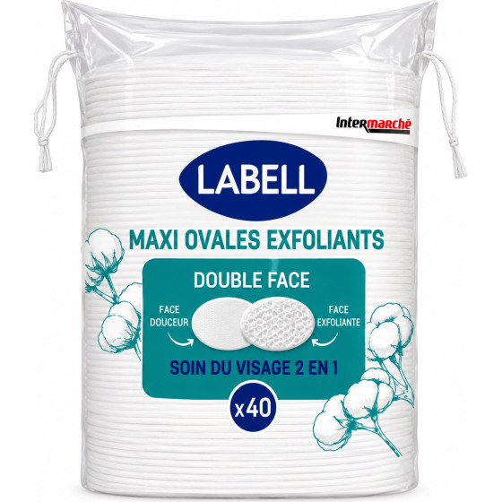 MAXI OVALES EXFOLIANTS LABELL 2EN1 X40