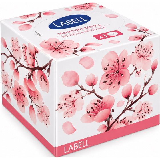 BOITE DE MOUCHOIRS 3 PLIS LABELL X60