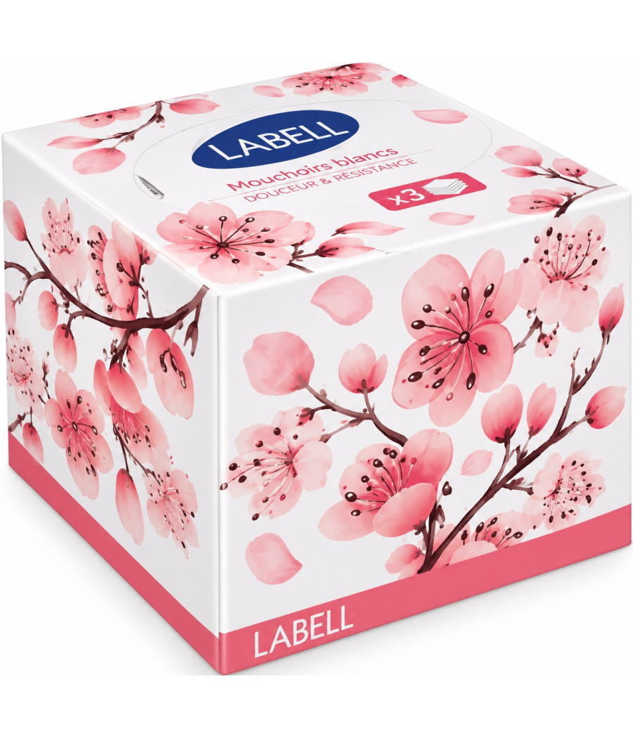 BOITE DE MOUCHOIRS 3 PLIS LABELL X60