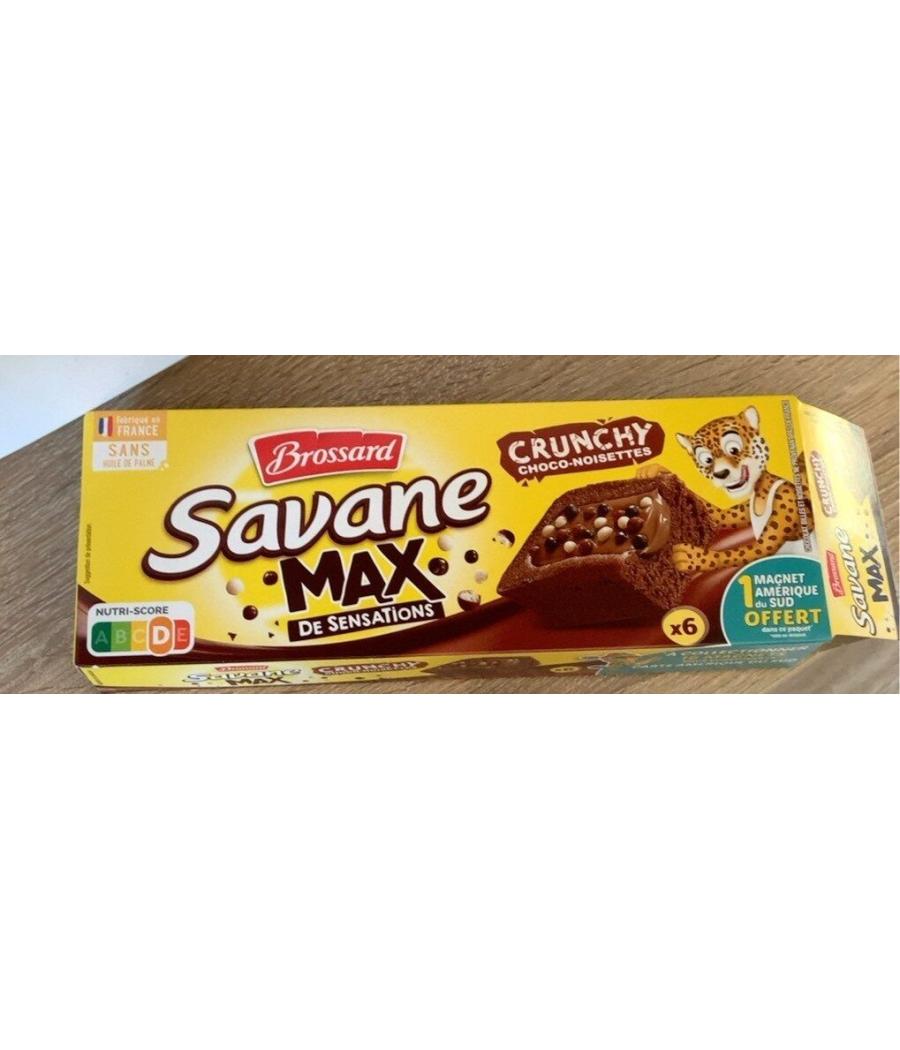 SAVANE  CRUNCHY CHOCO-NOISETTES BROSSARD  180G