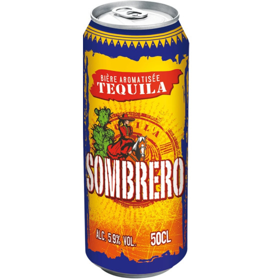 BIERE TEQUILA SOMBRERO 50CL