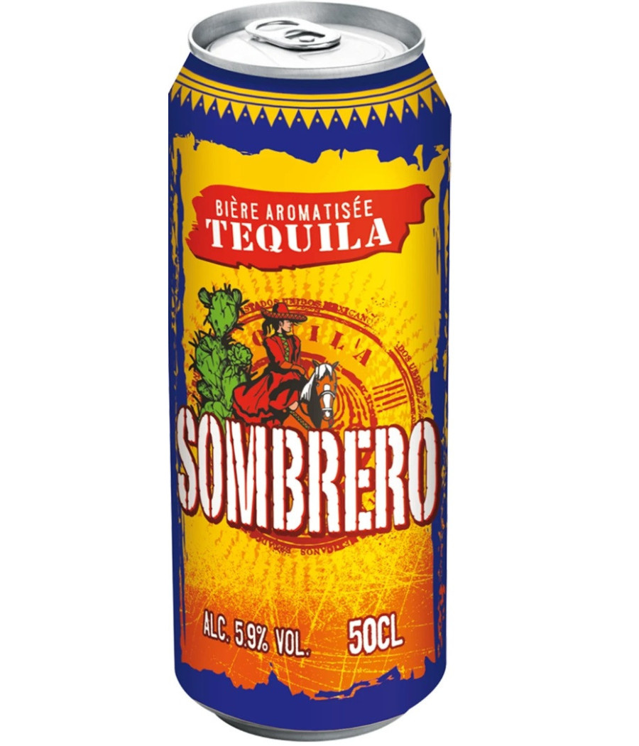 BIERE TEQUILA SOMBRERO 50CL