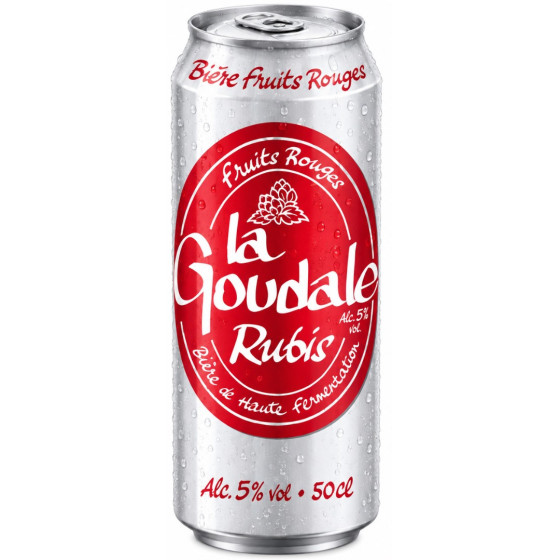 BIERE FRUITS ROUGES RUBIS LA GOUDALE 50CL
