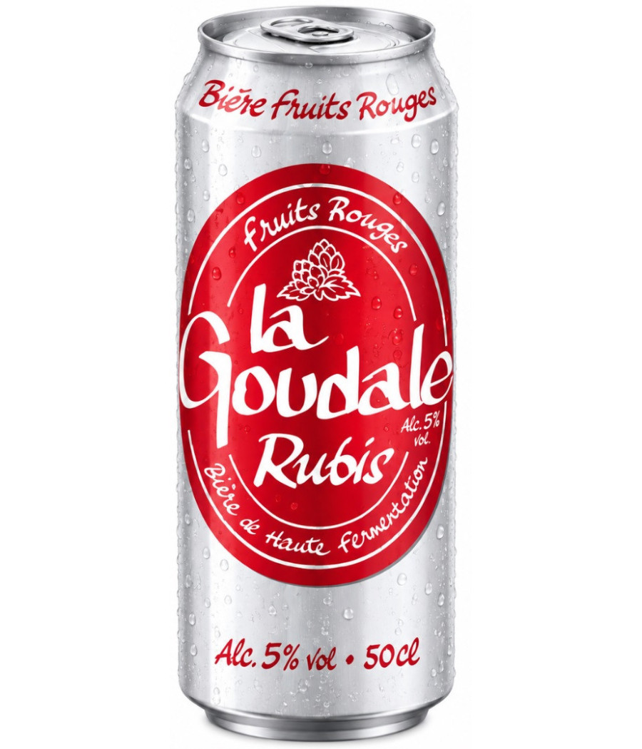 BIERE FRUITS ROUGES RUBIS LA GOUDALE 50CL