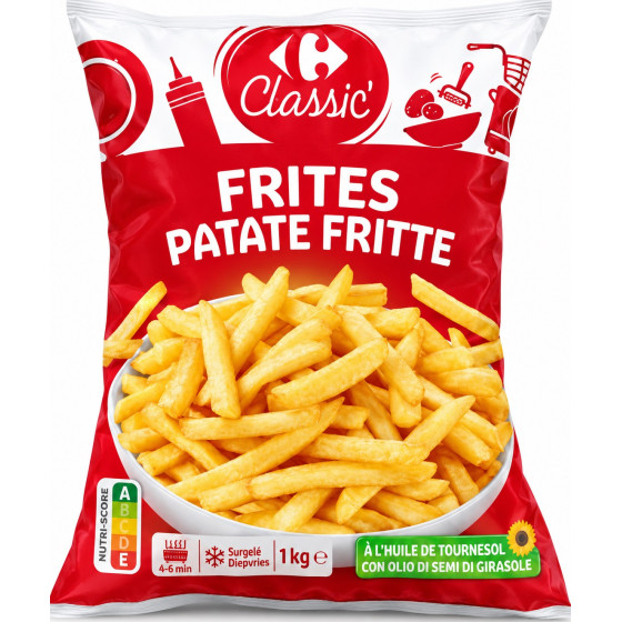 FRITES CARREFOUR CLASSIC 1KG
