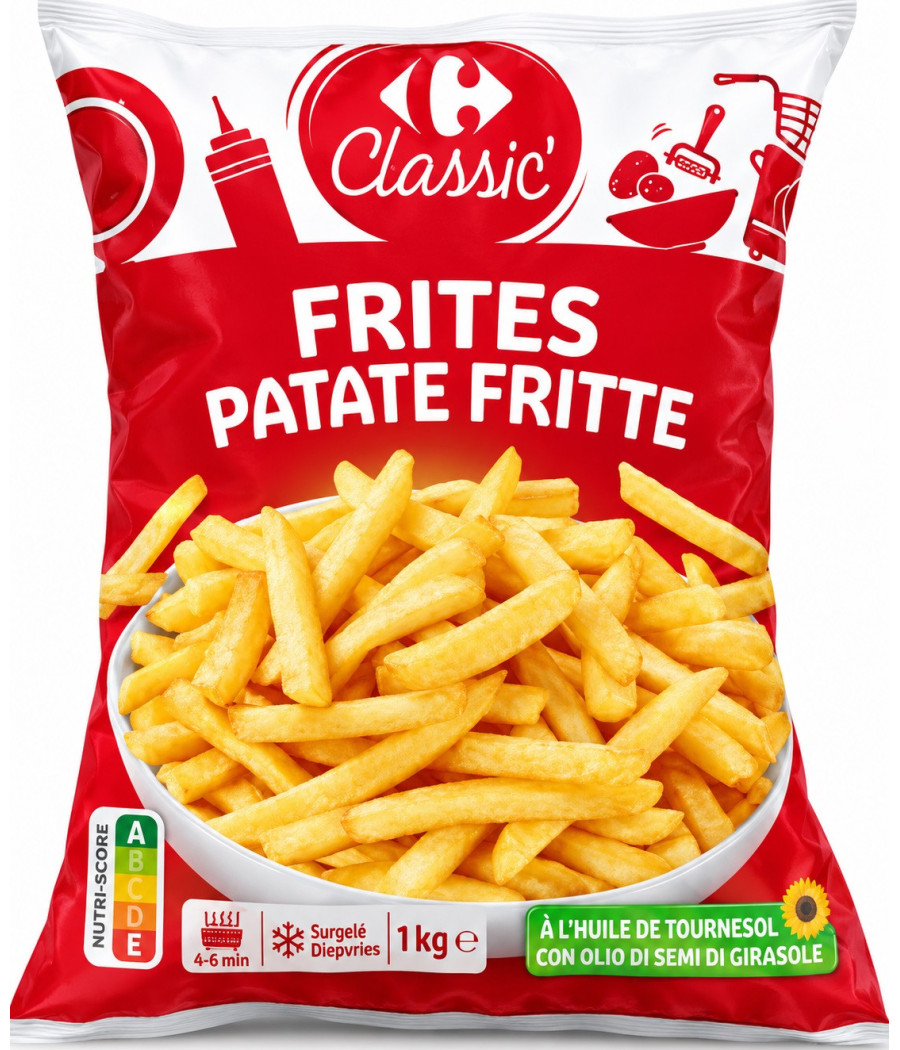 FRITES CARREFOUR CLASSIC 1KG