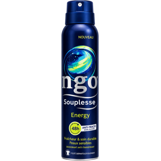 DEODORANT SPRAY HOMME ENERGY SOUPLESSE 200ML
