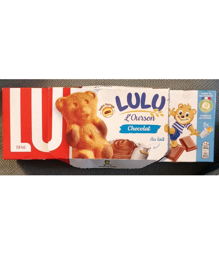 GATEAUX L'OURSON FOURRES AU CHOCOLAT LU  150G
