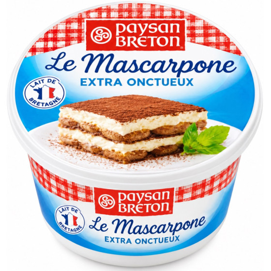 MASCARPONE EXTRA ONCTUEUX PAYSAN BRETON 500G