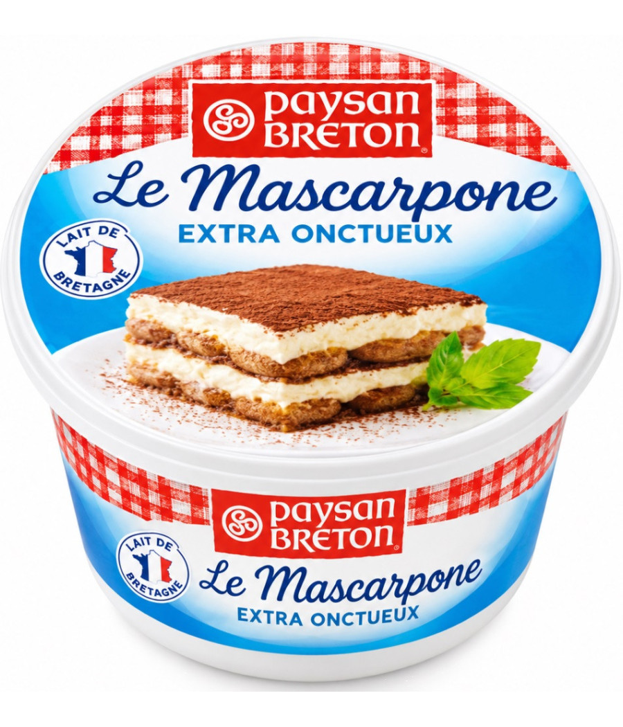MASCARPONE EXTRA ONCTUEUX PAYSAN BRETON 500G