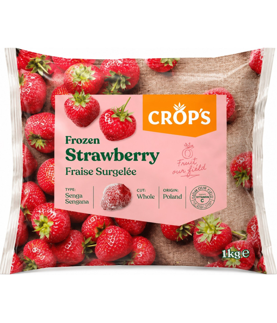 FRAISES SURGELÉES CROPS 1KG