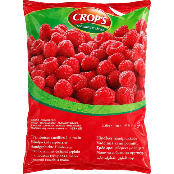 FRAMBOISES SURGELÉES CROPS 1KG