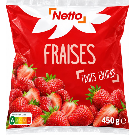 FRAISES SURGELÉES NETTO 450G