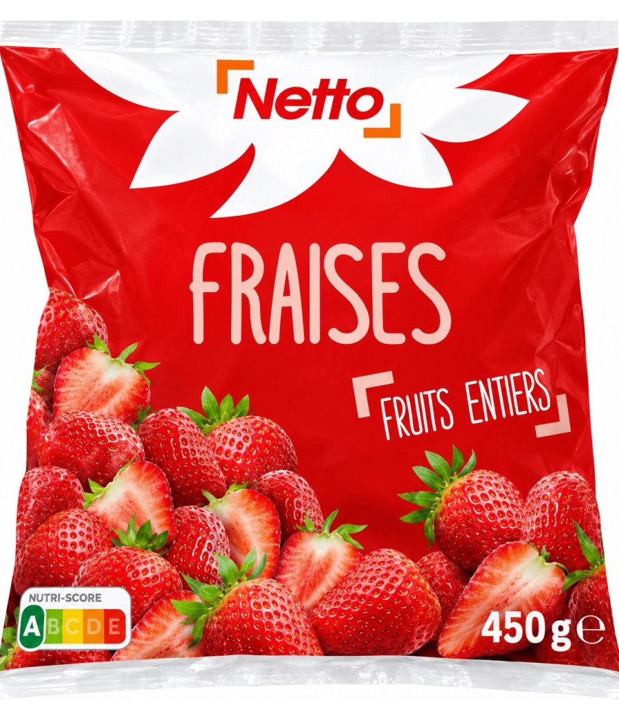 FRAISES SURGELÉES NETTO 450G