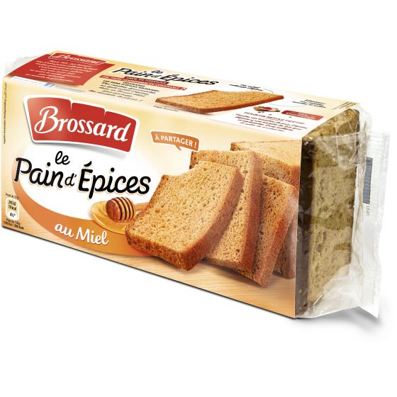 PAIN D'EPICES AU MIEL BROSSARD 350G