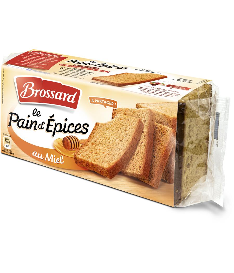 PAIN D'EPICES AU MIEL BROSSARD 350G