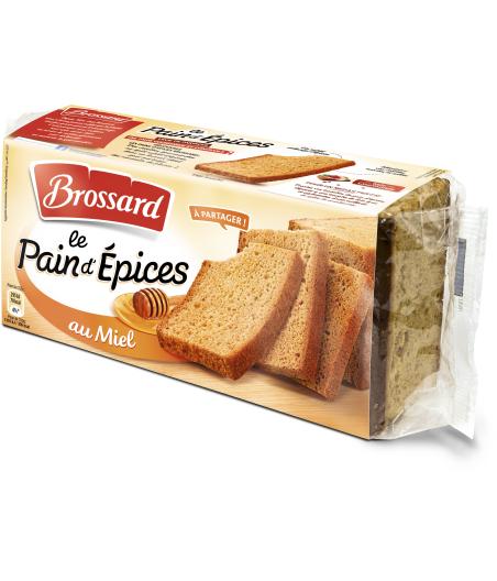 PAIN D'EPICES AU MIEL BROSSARD 350G