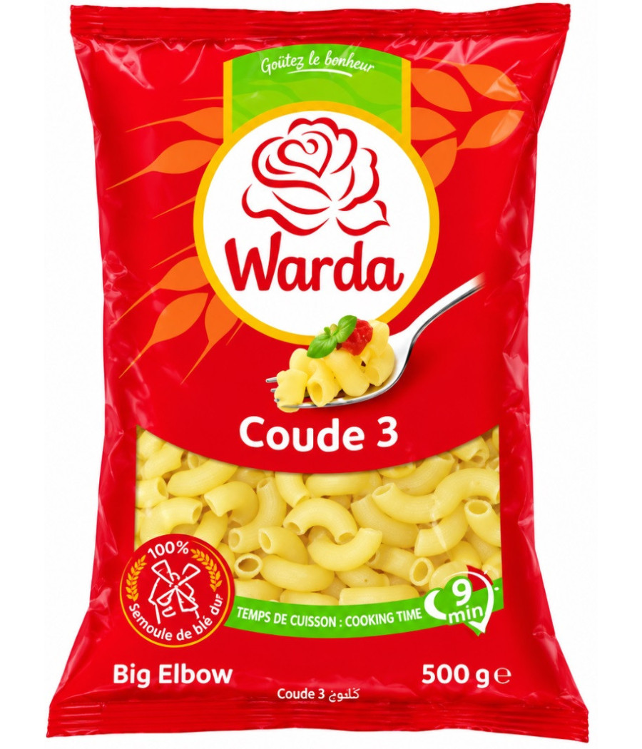 PATES COUDE 3 WARDA 500G