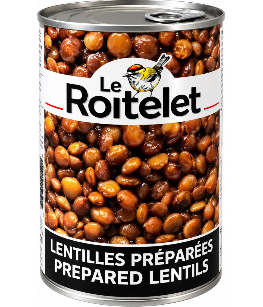 LENTILLES PREPAREES LE ROITELET 400G