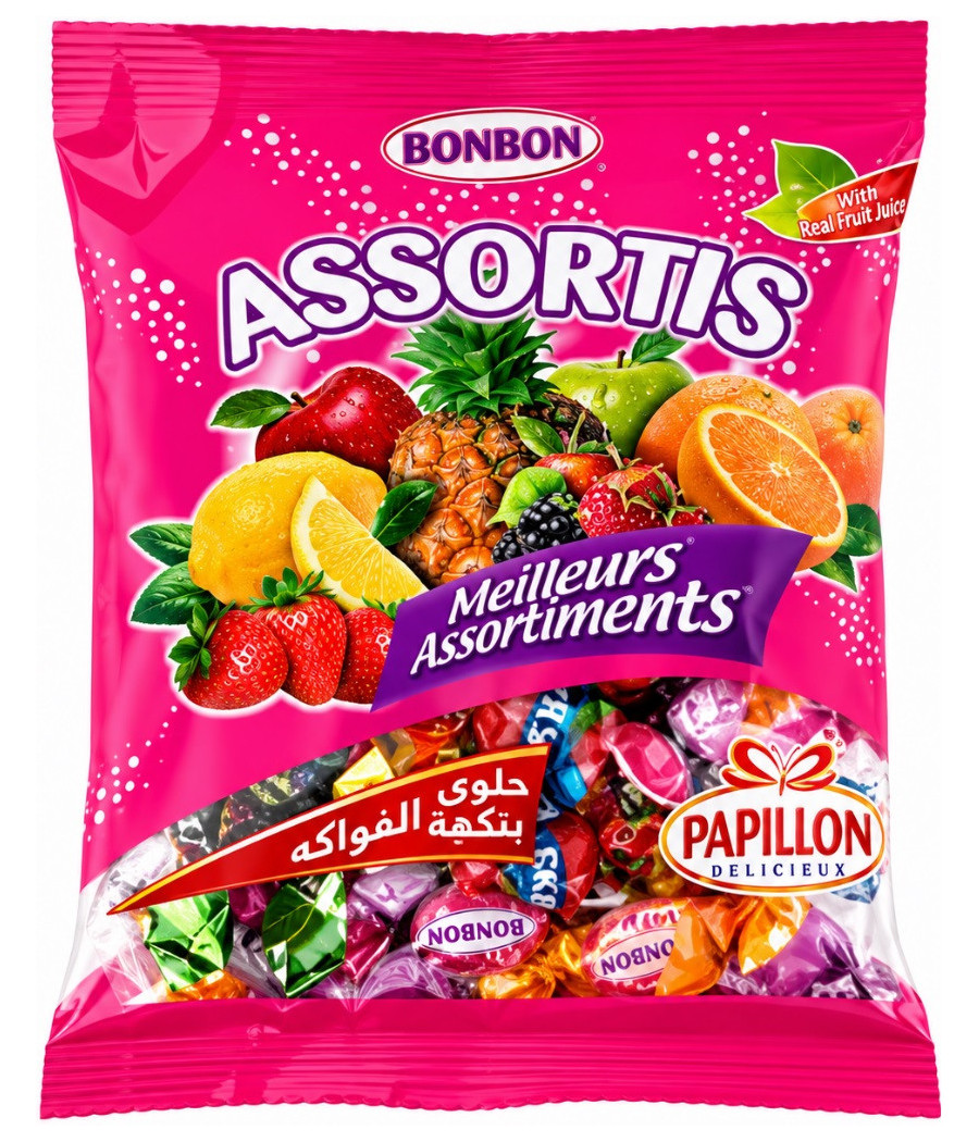 BONBON ASSORTIS PAPILLON 150G