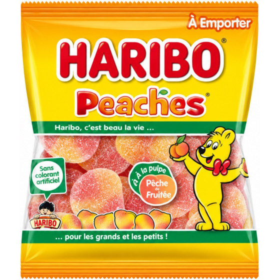 BONBON PEACHES HARIBO 120G