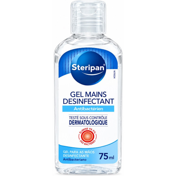 GEL MAINS DESINFECTANT STERIPAN 75ML
