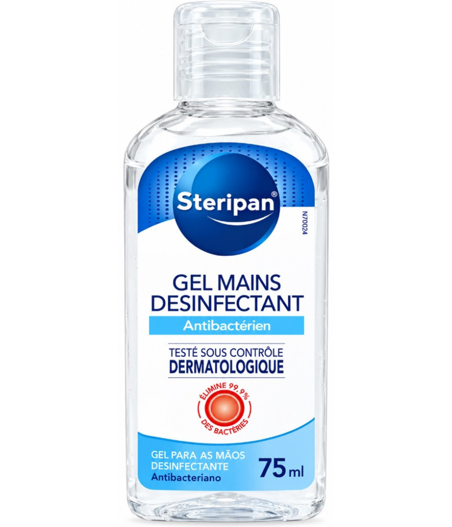GEL MAINS DESINFECTANT STERIPAN 75ML
