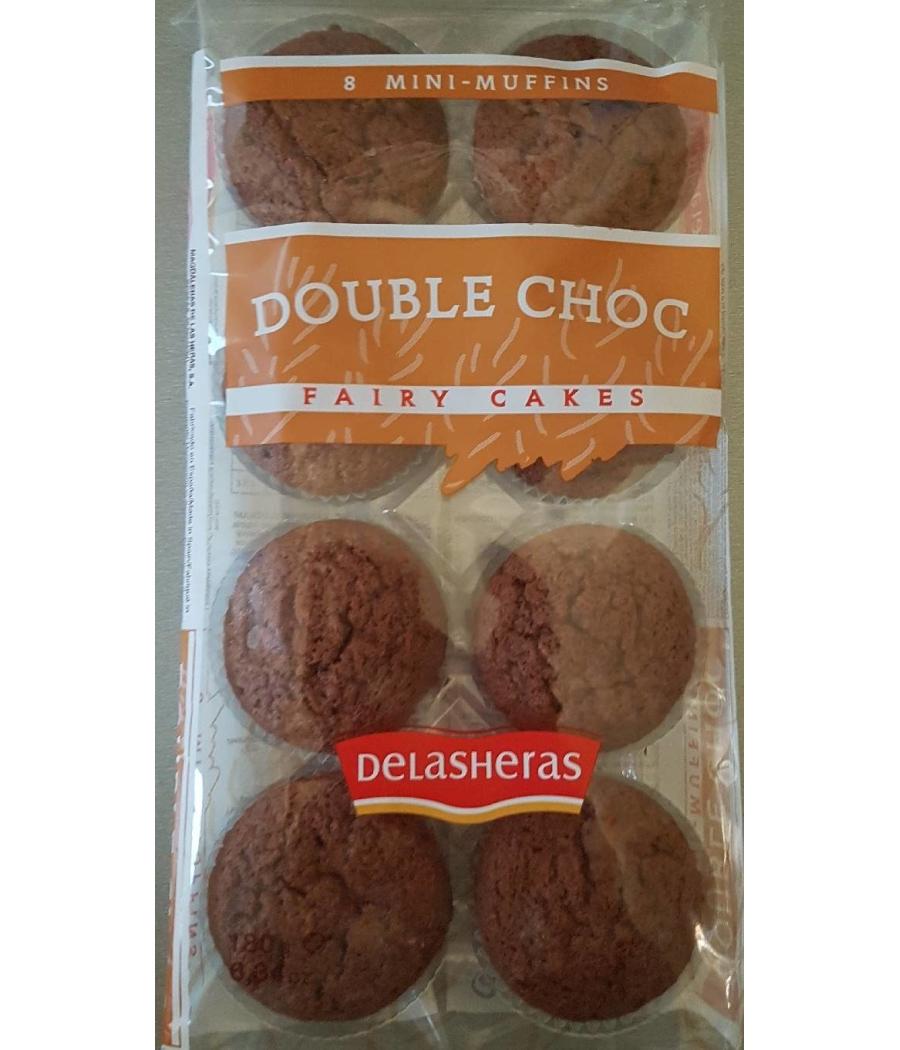MINI MUFFIN  DOUBLE CHOCOLAT DELASHERAS  180G