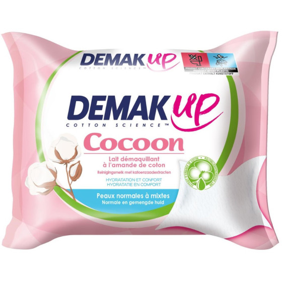 LINGETTES DEMAQUILLANTES COCOON DEMAK UP X25