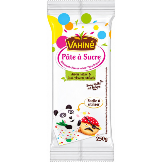 PATE A SUCRE BLANC VAHINE 250G