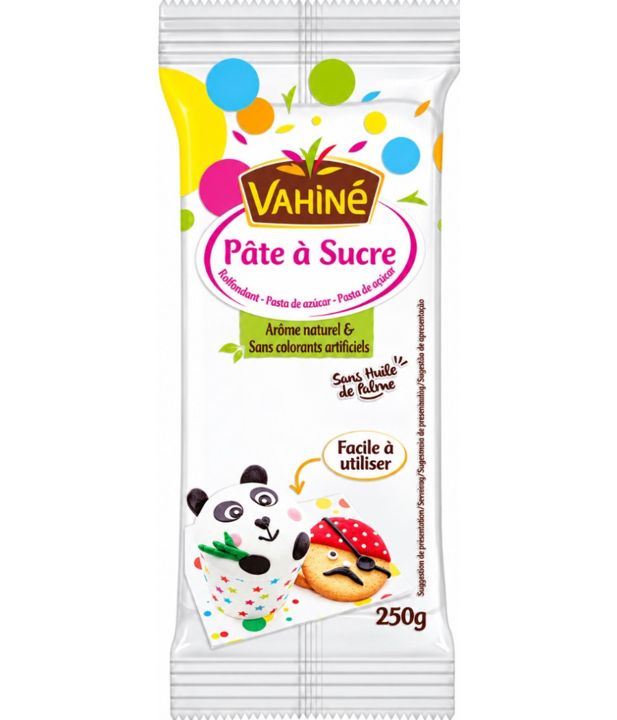 PATE A SUCRE BLANC VAHINE 250G