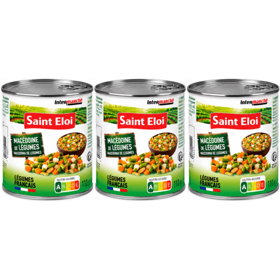 MACEDOINE DE LEGUMES SAINT ELOI - 3X 390G