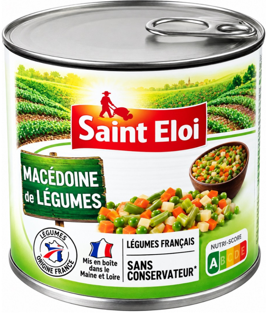 MACEDOINE DE LEGUMES SAINT ELOI 400G