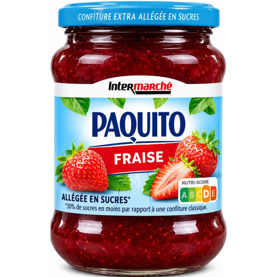 CONFITURE DE FRAISES ALLEGEE 335G PAQUITO