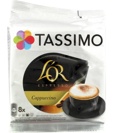 CAFE L'OR ESPRESSO CAPPUCCINO TASSIMO 8 CAPSULES