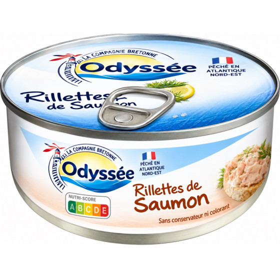 RILLETTES DE SAUMON ODYSSEE 125G