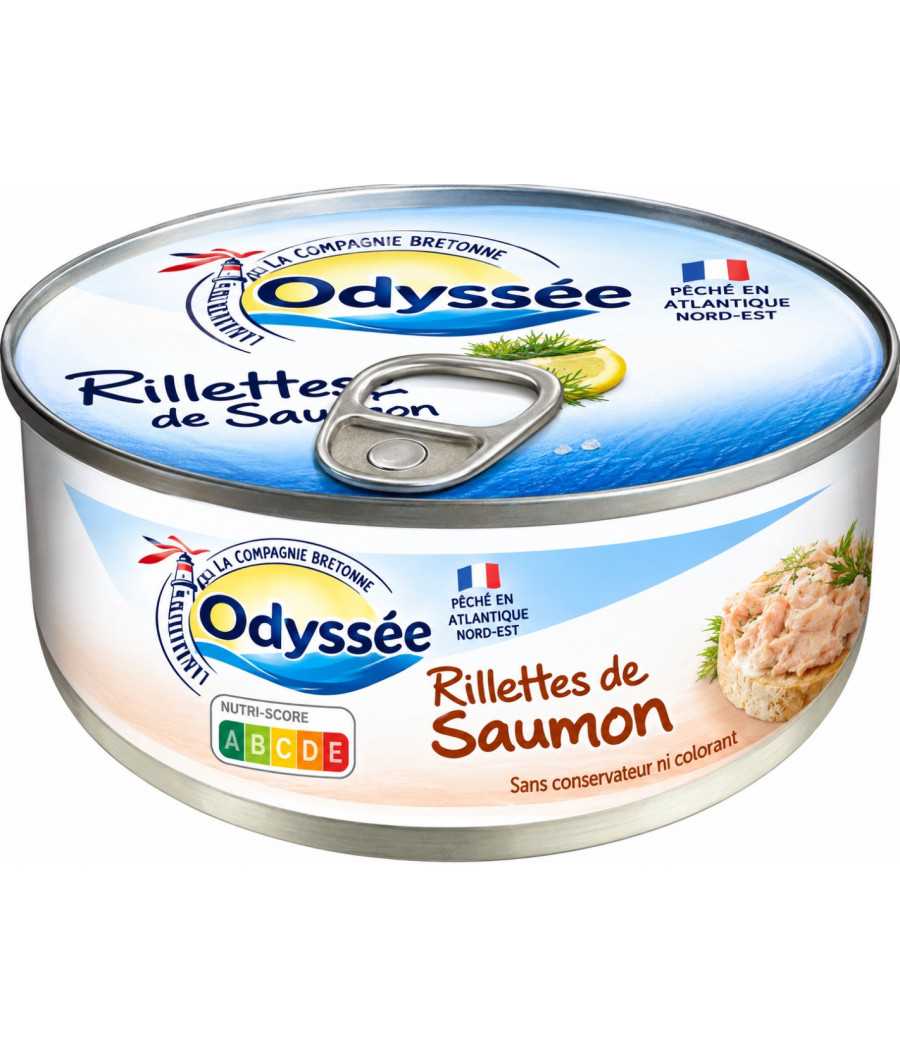 RILLETTES DE SAUMON ODYSSEE 125G