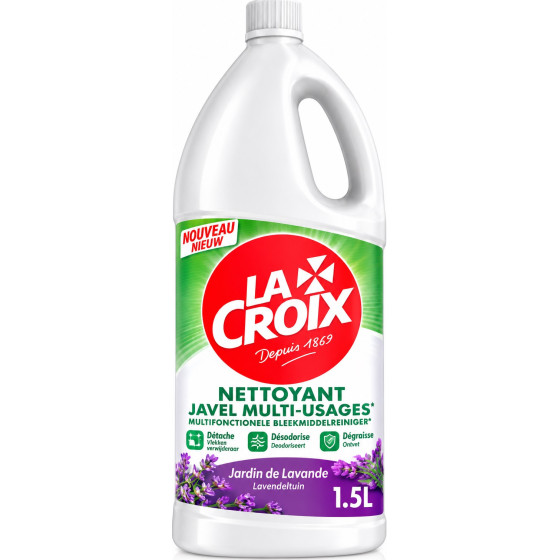 NETTOYENT JAVEL MULTI-USAGE JARDIN DE LAVANDE LA CROIX 1.5L