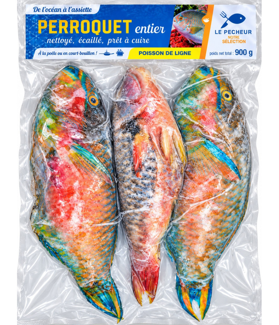 PERROQUET VESO CONGELE 900G