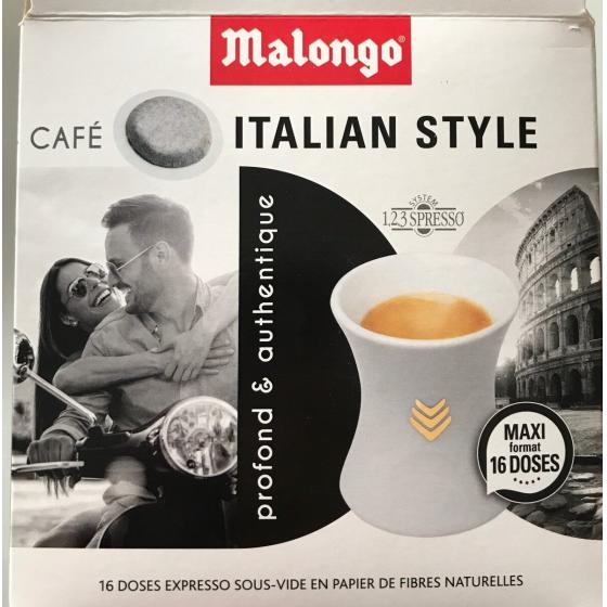 CAFE MALONGO ITALIAN STYLE 16 DOSSETTES
