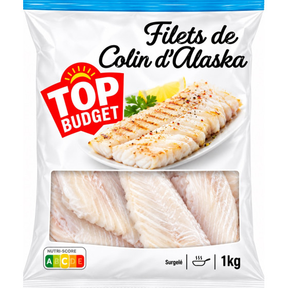FILETS DE COLIN D'ALASKA 1KG TOP BUGET
