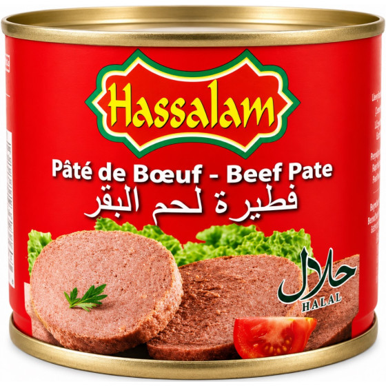 PATE DE BOEUF HASSALAM 200G