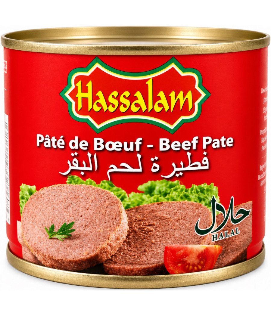 PATÉ DE BOEUF HASSALAM 200G
