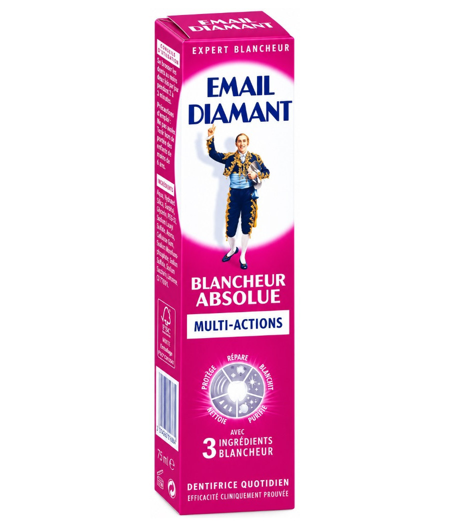 DENTIFRICE BLANC ABSOLUE EMAIL DIAMANT 75ML