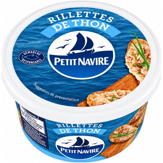 RILETTES DE THON PETIT NAVIRE 125G